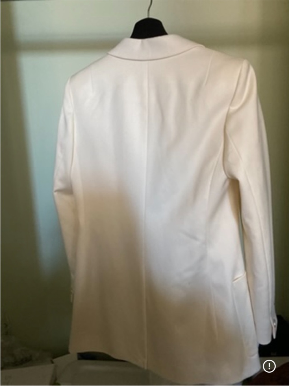 Reiss Cream Double-Breasted Lily Blazer with Gold Buttons size 6 - Picture 3 of 3